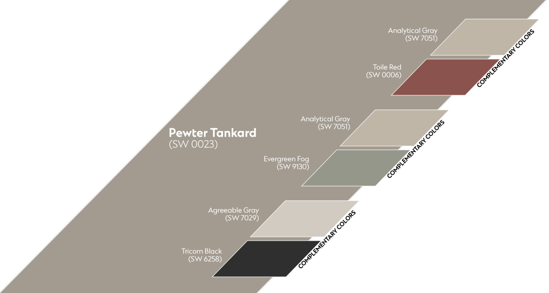 Pewter Tankard complementary Spectrum color palette
