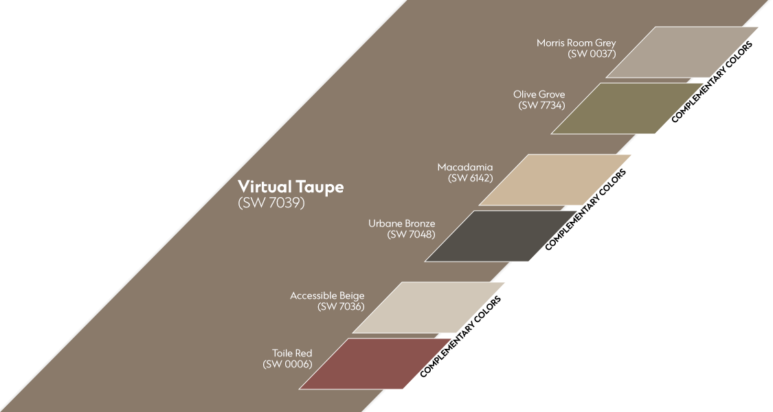 Virtual Taupe complementary Spectrum color palette