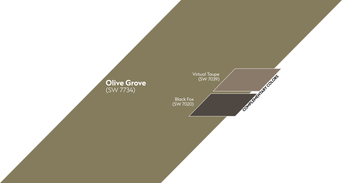 Olive Grove complementary Spectrum color palette