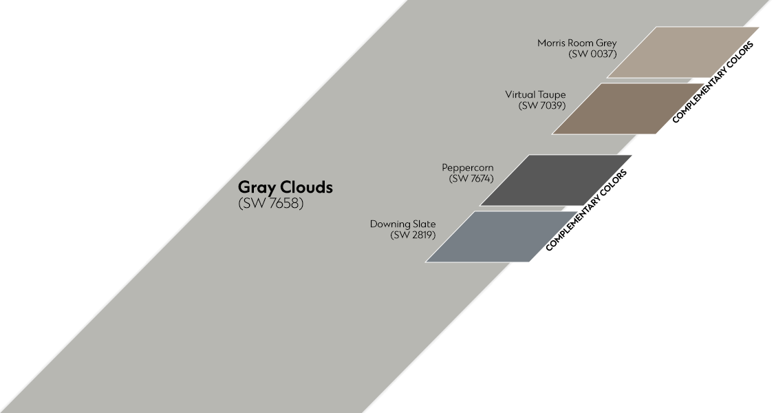 Gray Clouds complementary Spectrum color palette