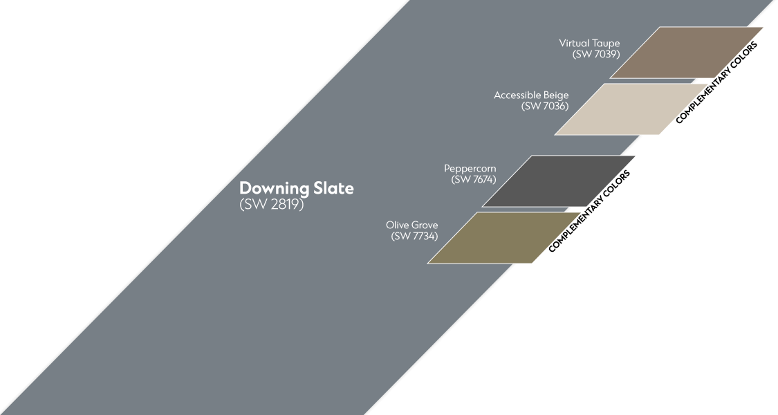 Downing Slate complementary Spectrum color palette